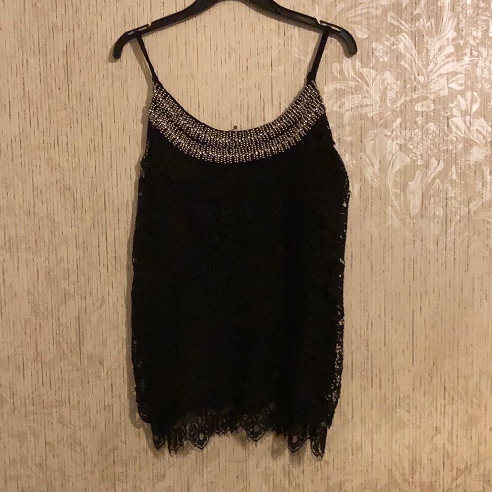 Black top, size xl, brand vanity